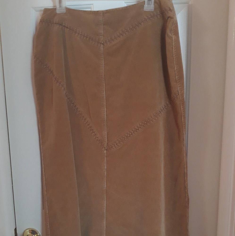 Vintage corduroy maxi skirt